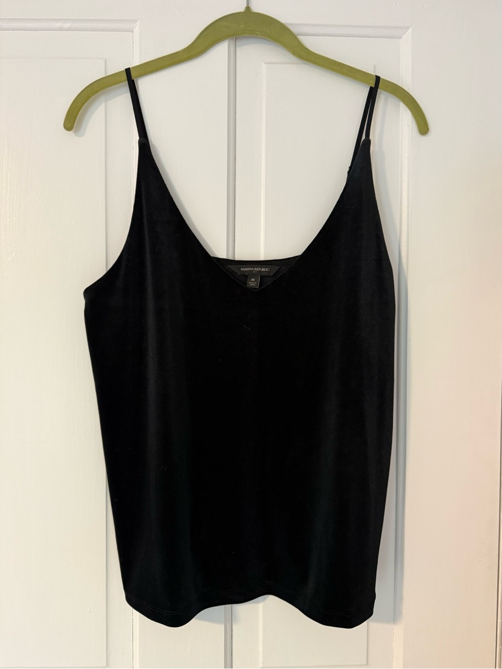 Banana Republic Black Velvet Top